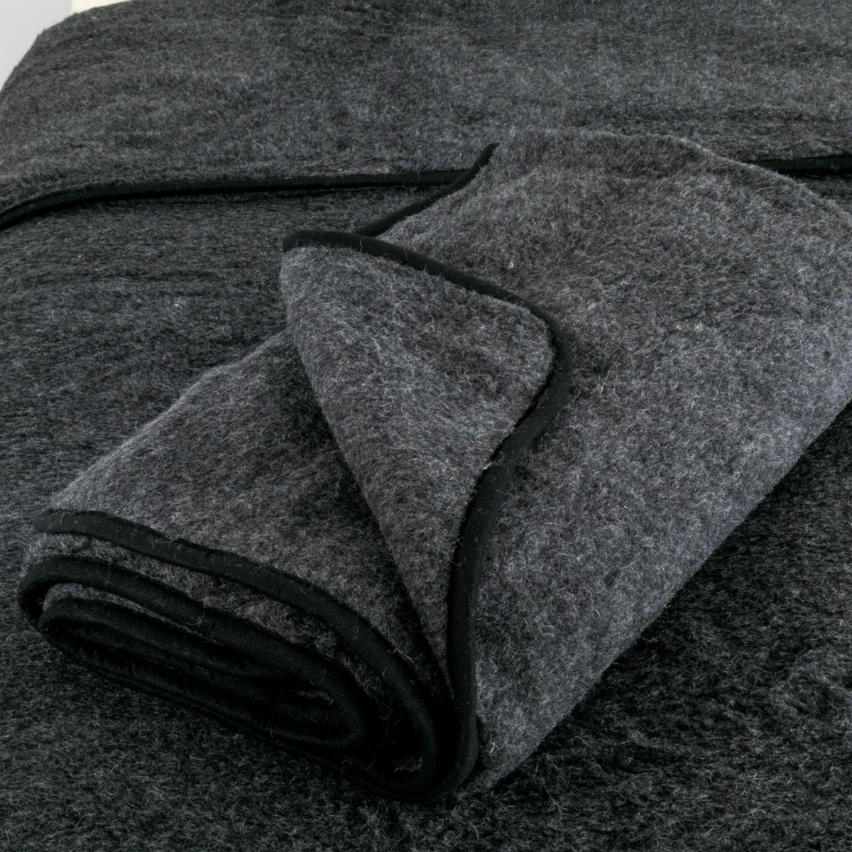 Mateo Merino Wool Throw in Grey200x220cm – image 1