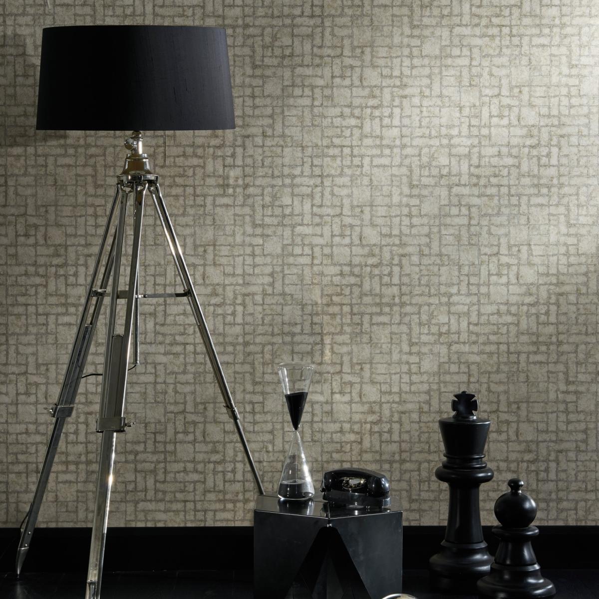 Sandstone Wallpaper W0061 06 by Clarke and Clarke in Taupe Roll – image 2
