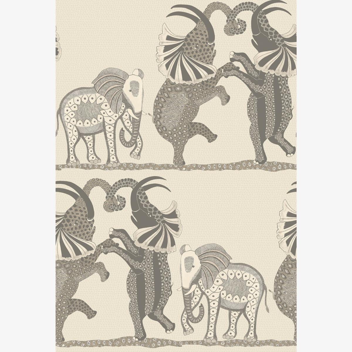 Safari Dance Wallpaper 8037 by Cole & Son in Stone WhiteRoll