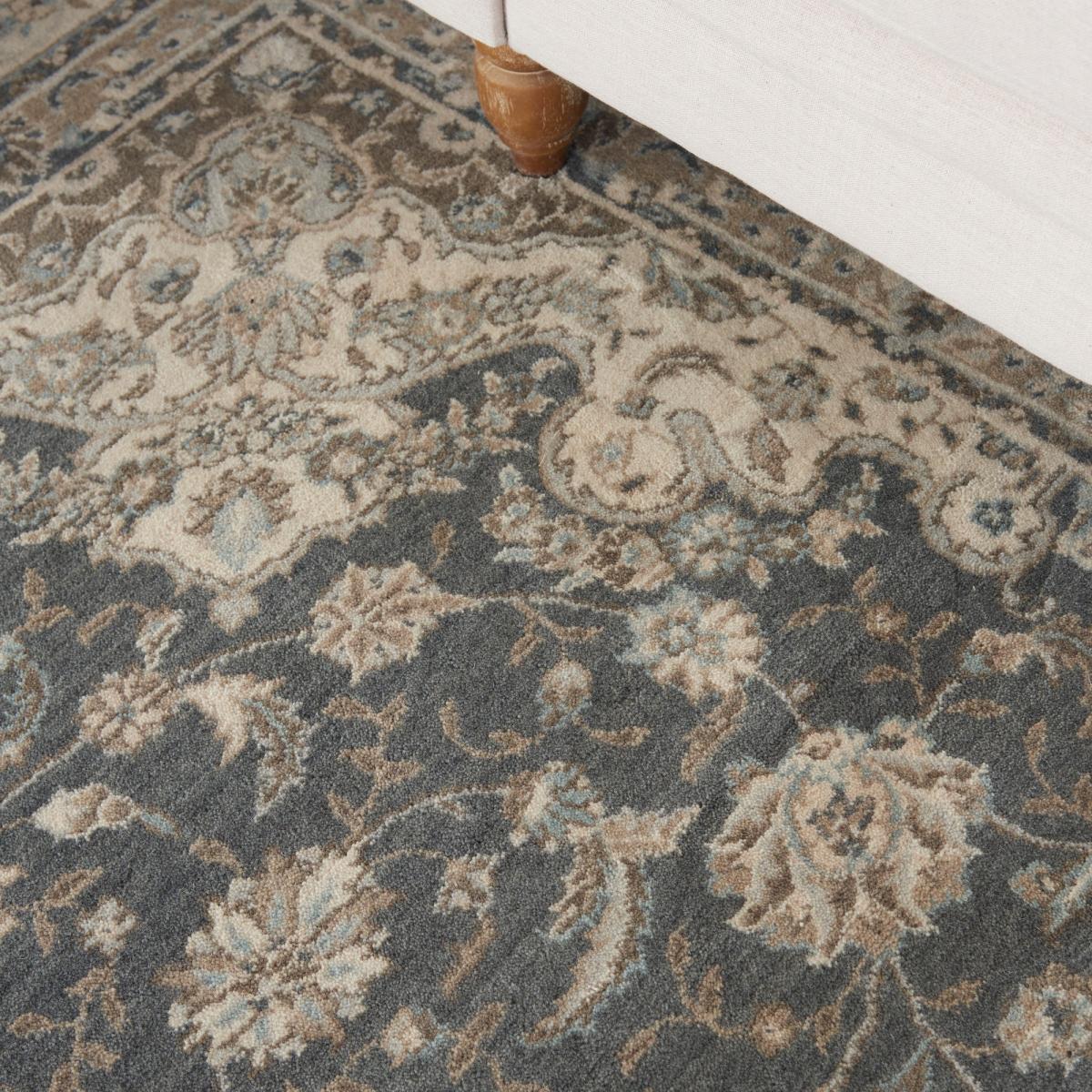 Nourison LI15 in Aqua Ivory 168x251cm – image 4
