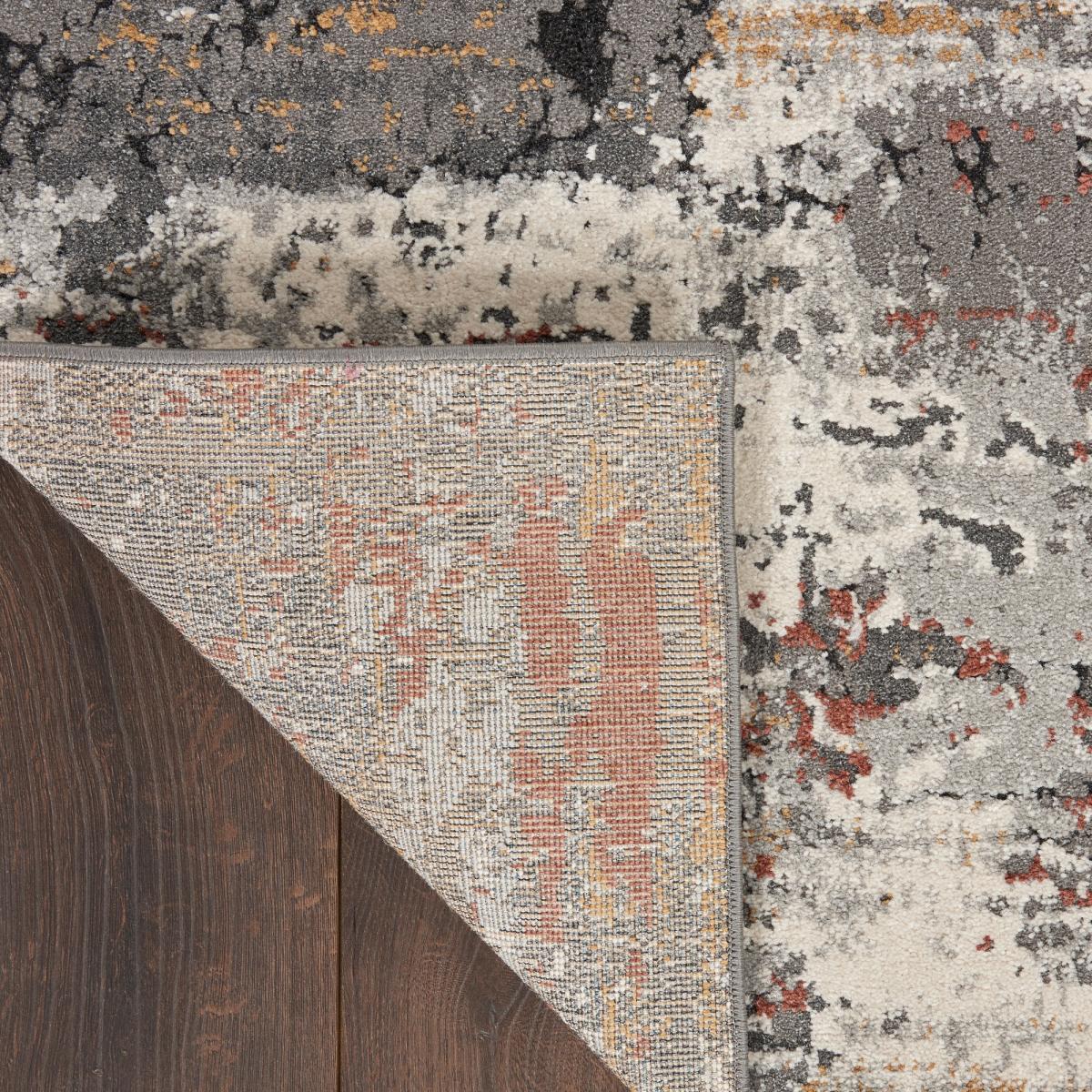 Tangra TNR02 Runner Rug by Nourison in Grey Multicolour67x232cm – image 3