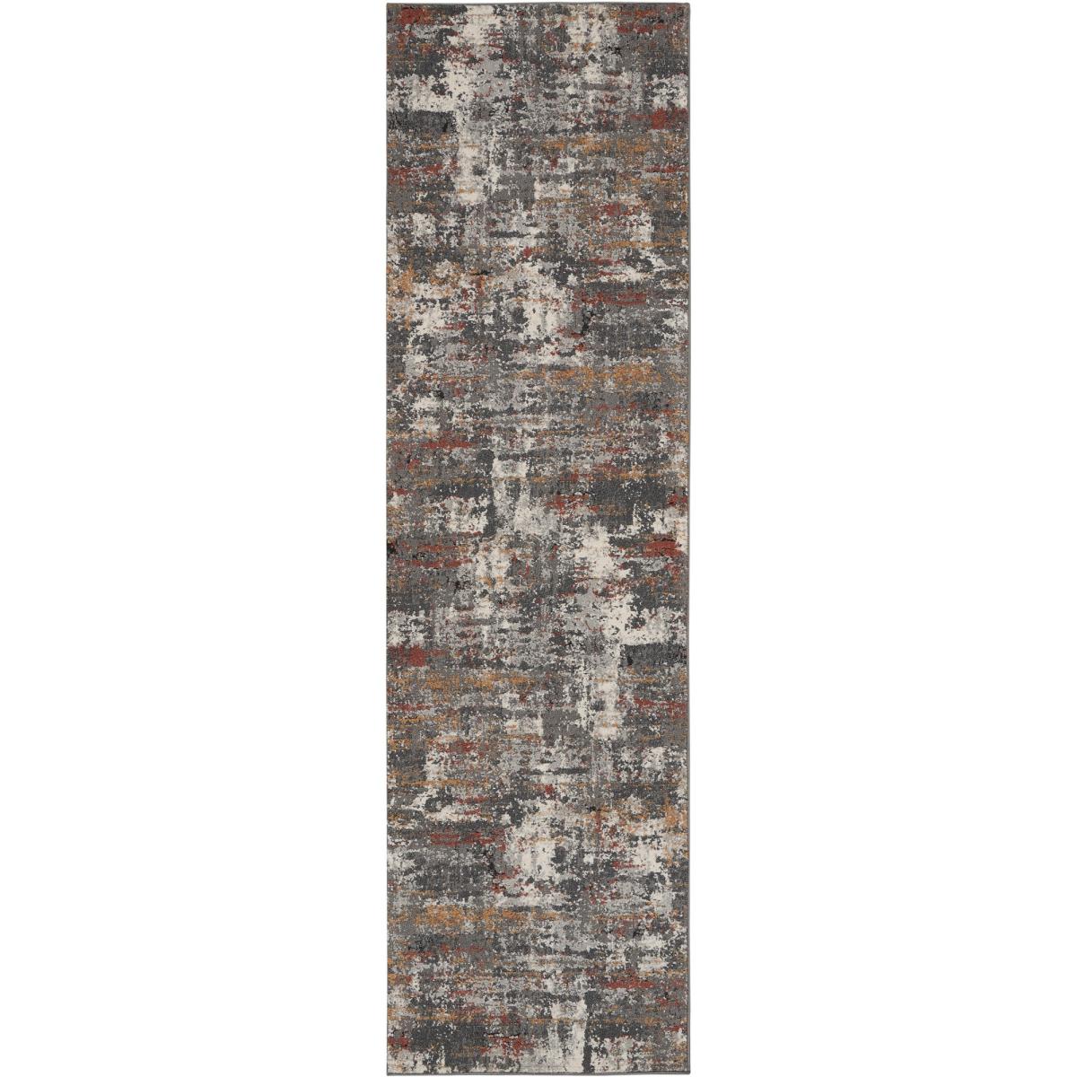Tangra TNR02 Runner Rug by Nourison in Grey Multicolour67x232cm – image 5