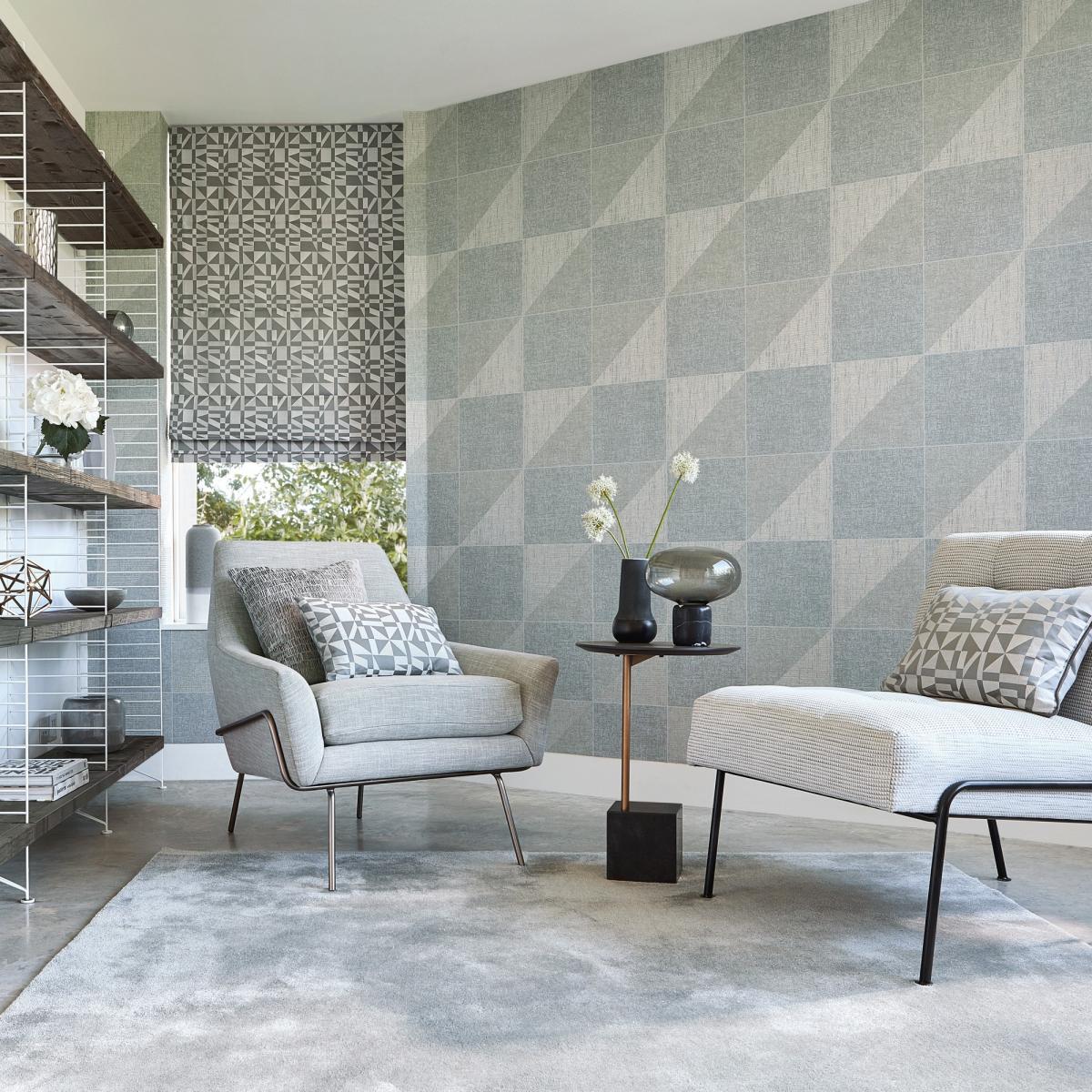 Metroplex Wallpaper 111697 by Harlequin in Lead Oxide&nbsp;Roll – image 2