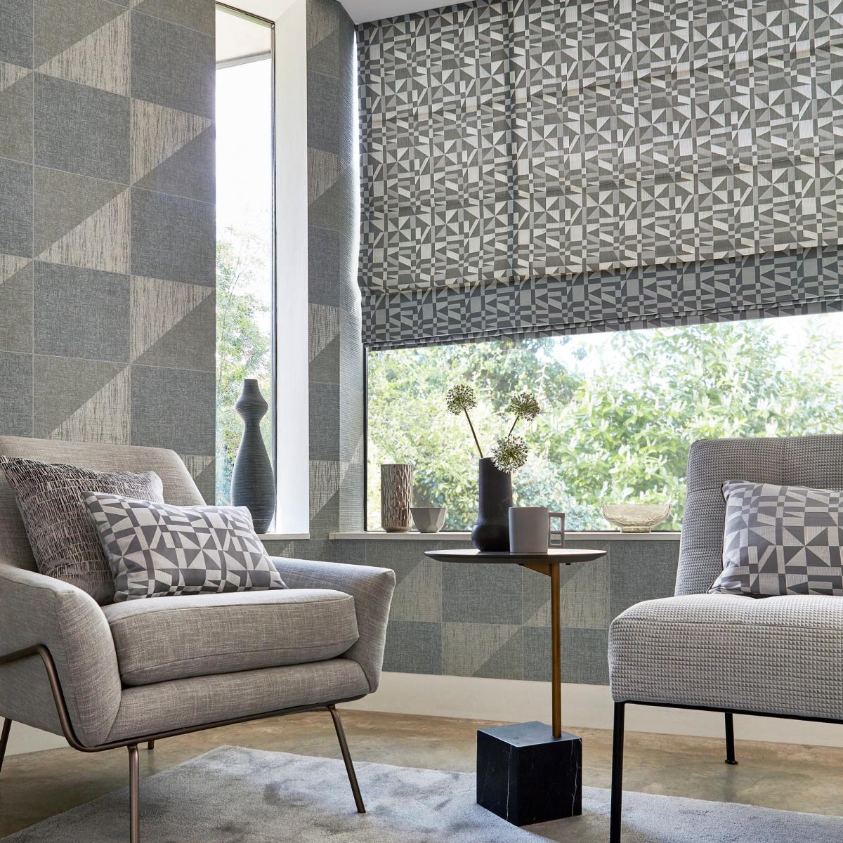 Metroplex Wallpaper 111697 by Harlequin in Lead Oxide&nbsp;Roll – image 3