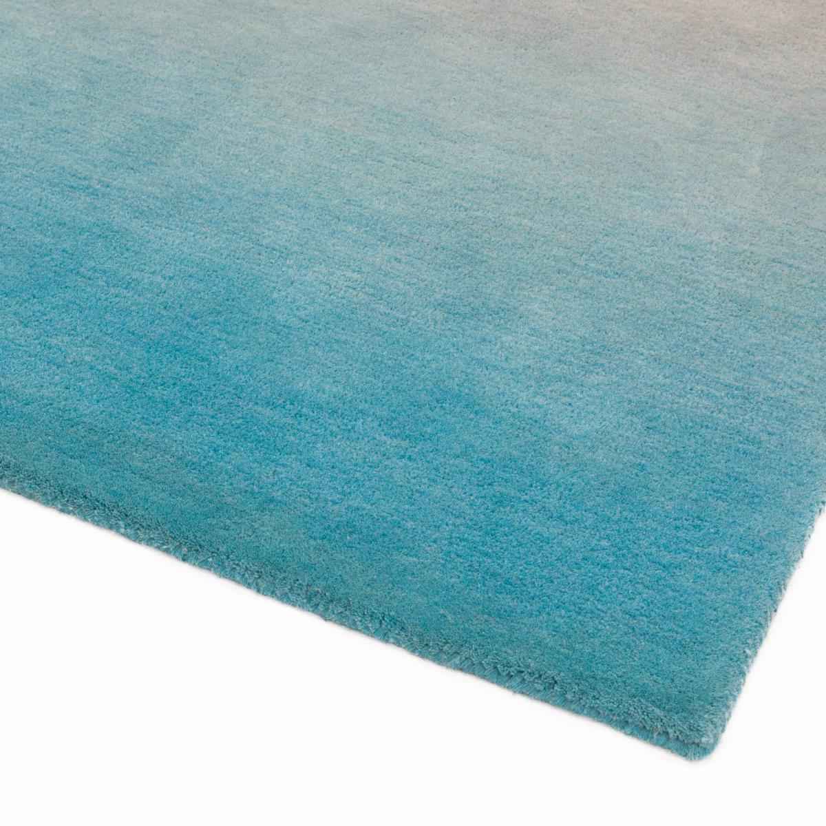 Ombre Wool Rugs in Blue – image 2