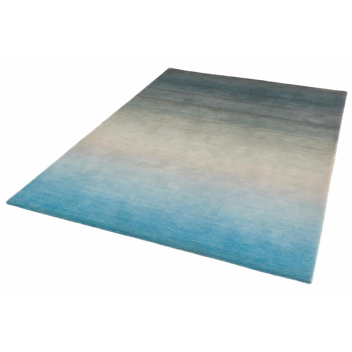 Ombre Wool Rugs in Blue – image 3