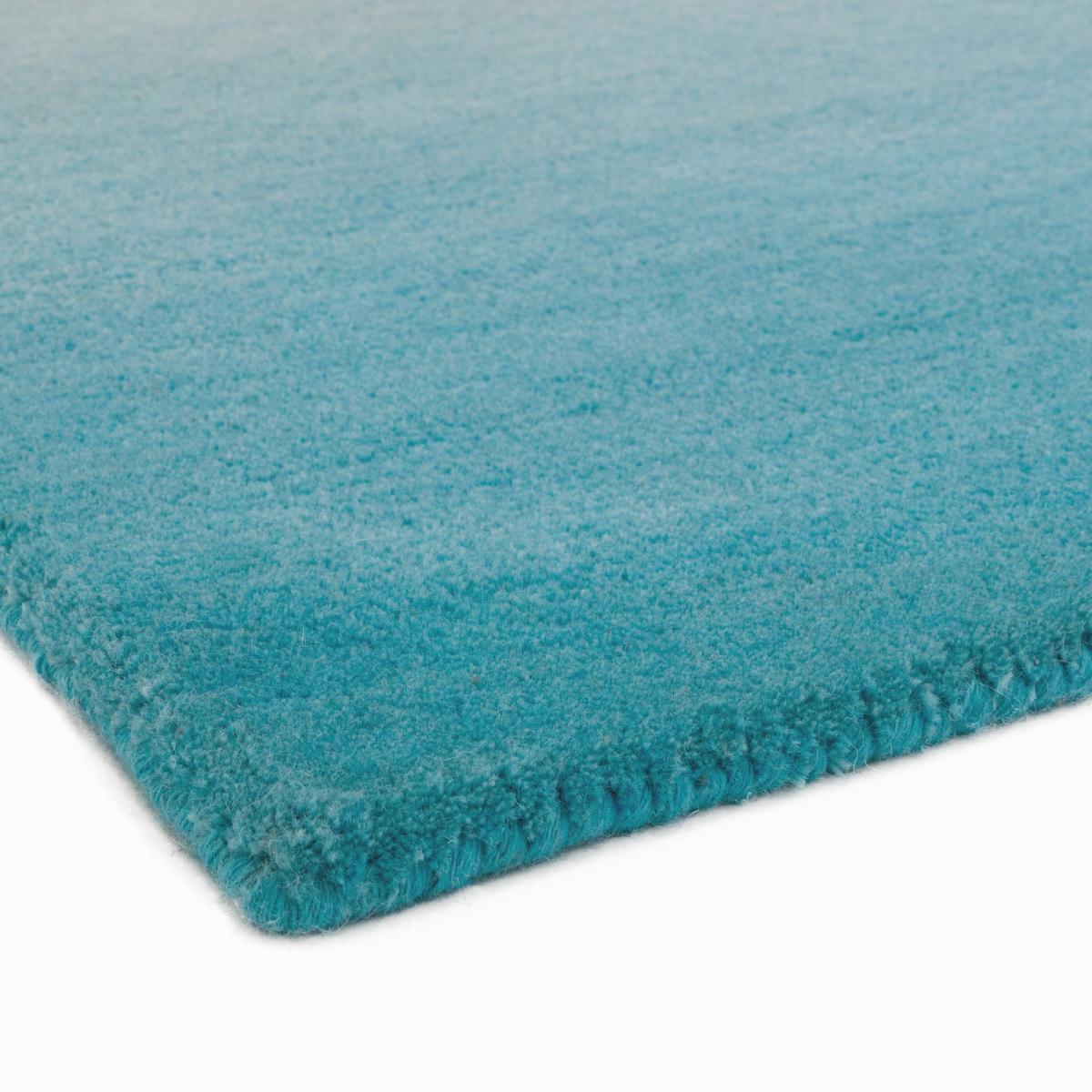 Ombre Wool Rugs in Blue – image 4