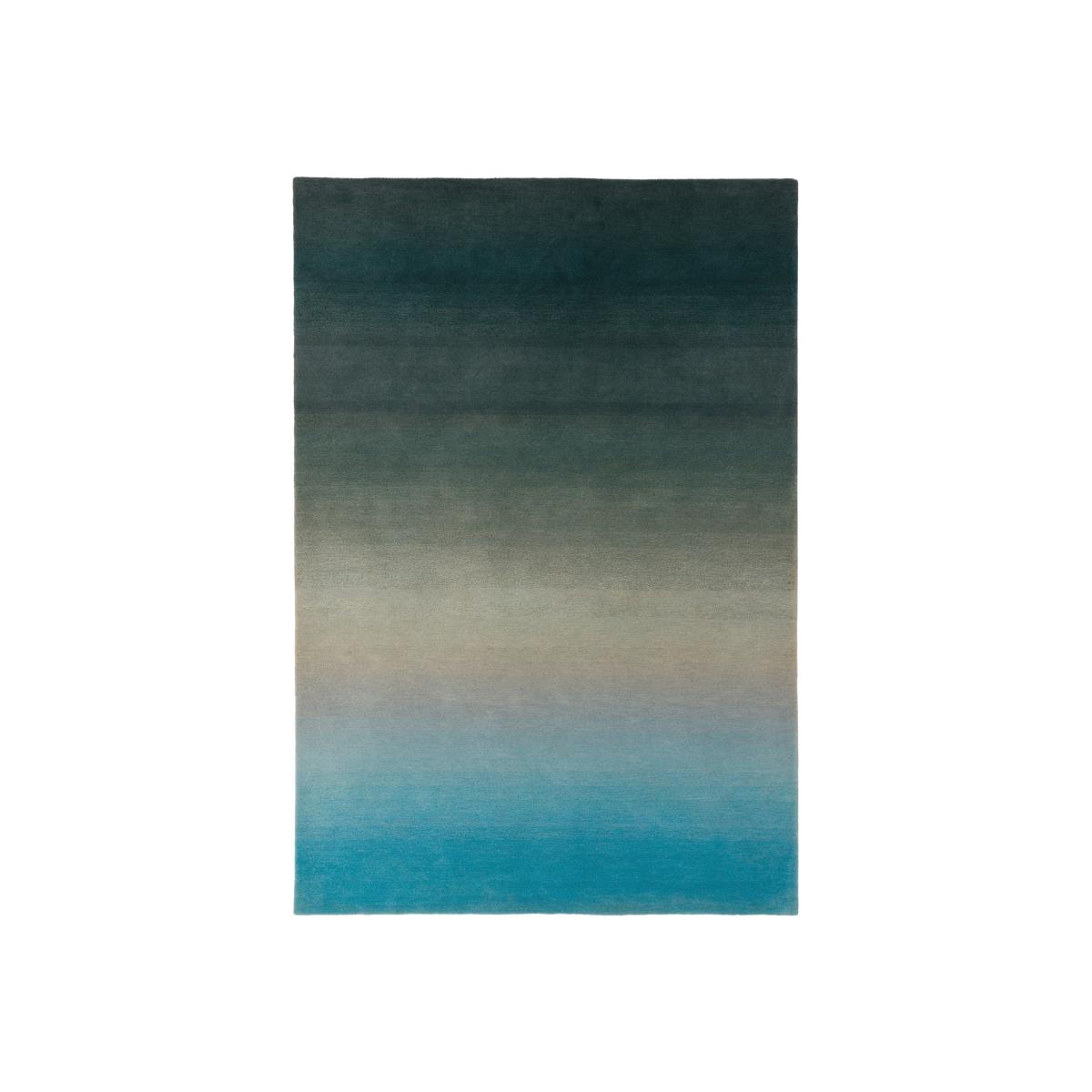 Ombre Wool Rugs in Blue – image 1