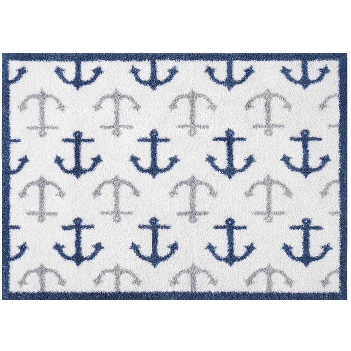 Bathroom Anchor Mats in Blue by Turtlemat&nbsp;60x85cm – image 2