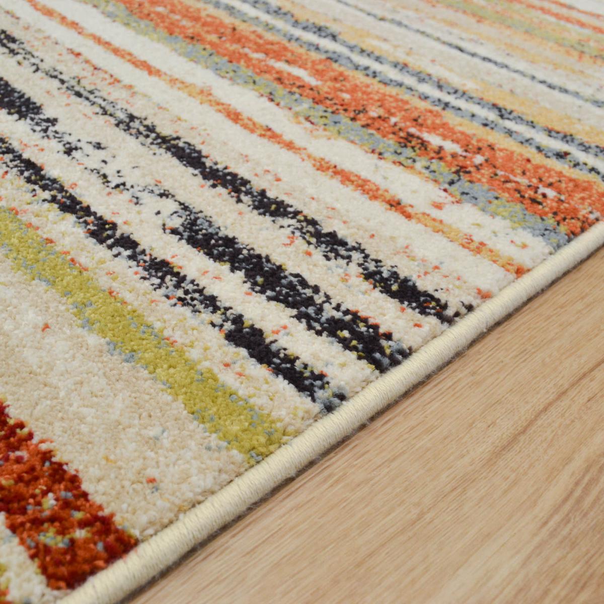 Woodstock Striped Rugs 32651 6362 in Green Multi&nbsp;160x230cm – image 3