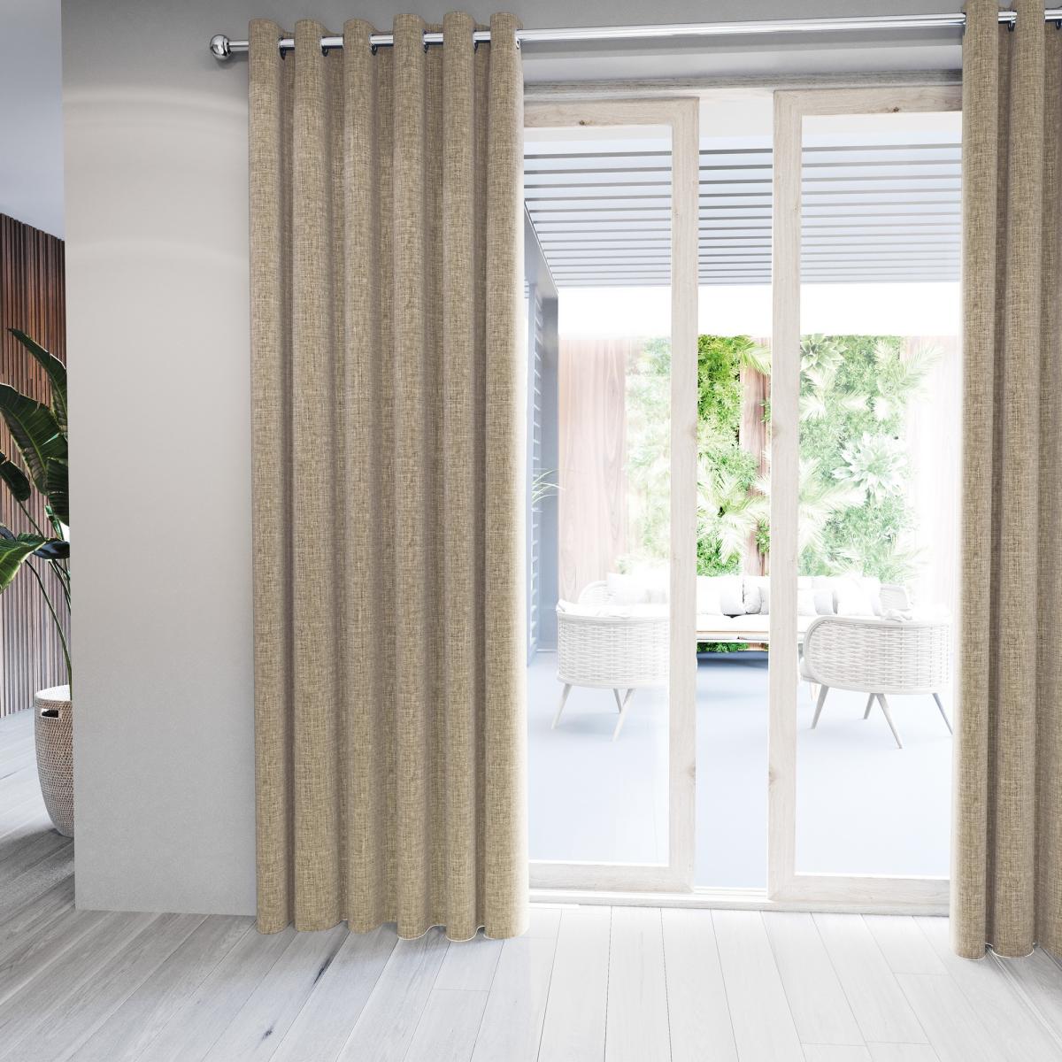 Nalu Kalo Lined Curtains by Nicole Sherzinger in Linen 168x183cm – image 2