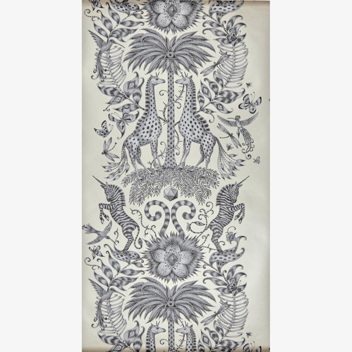 Kruger Wallpaper W0102 05 by Emma J Shipley in Monochrome