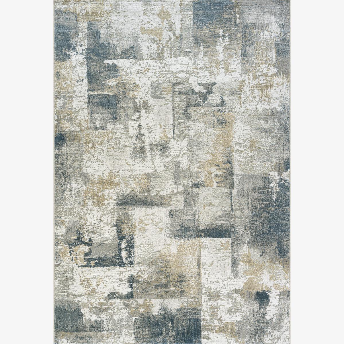 Canyon Abstract Modern Rug 52069 7777 in Blue 160x230cm