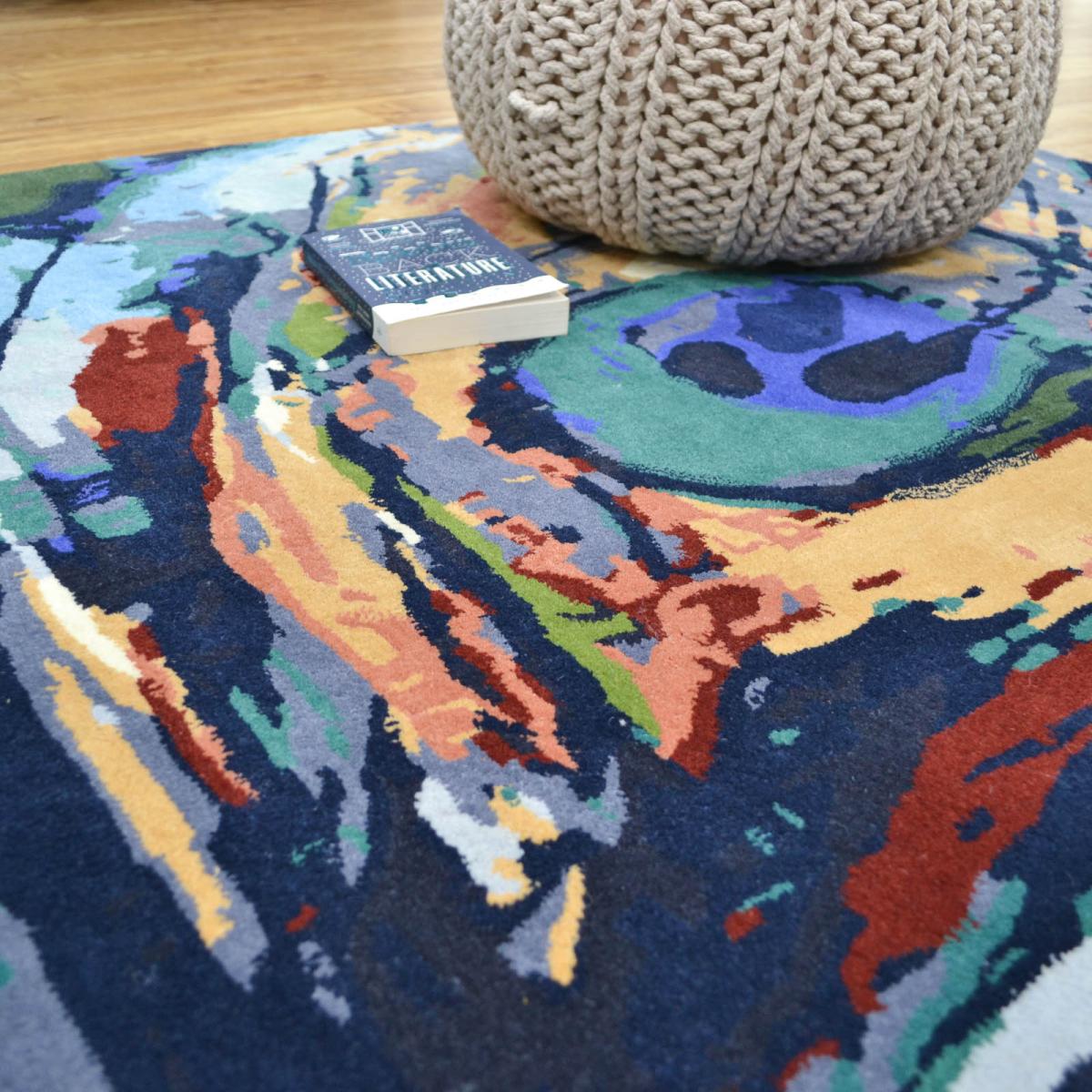 Peacock Painting Multi-Coloured Rugs 160x230cm – image 4