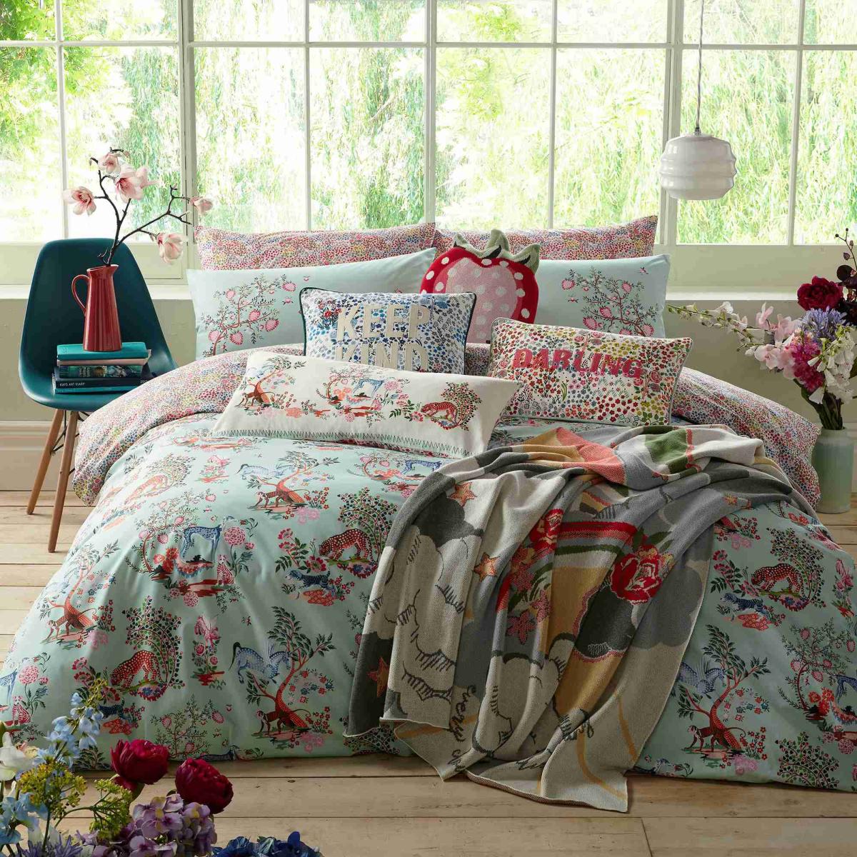 Strawberry Dreams Cushion by Cath Kidston in Pink35.5x48cm – image 2