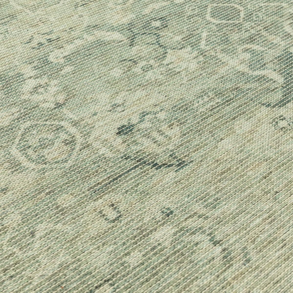 Kaya Vida KY04 Traditional Persian Floral Rugs in Green – image 2