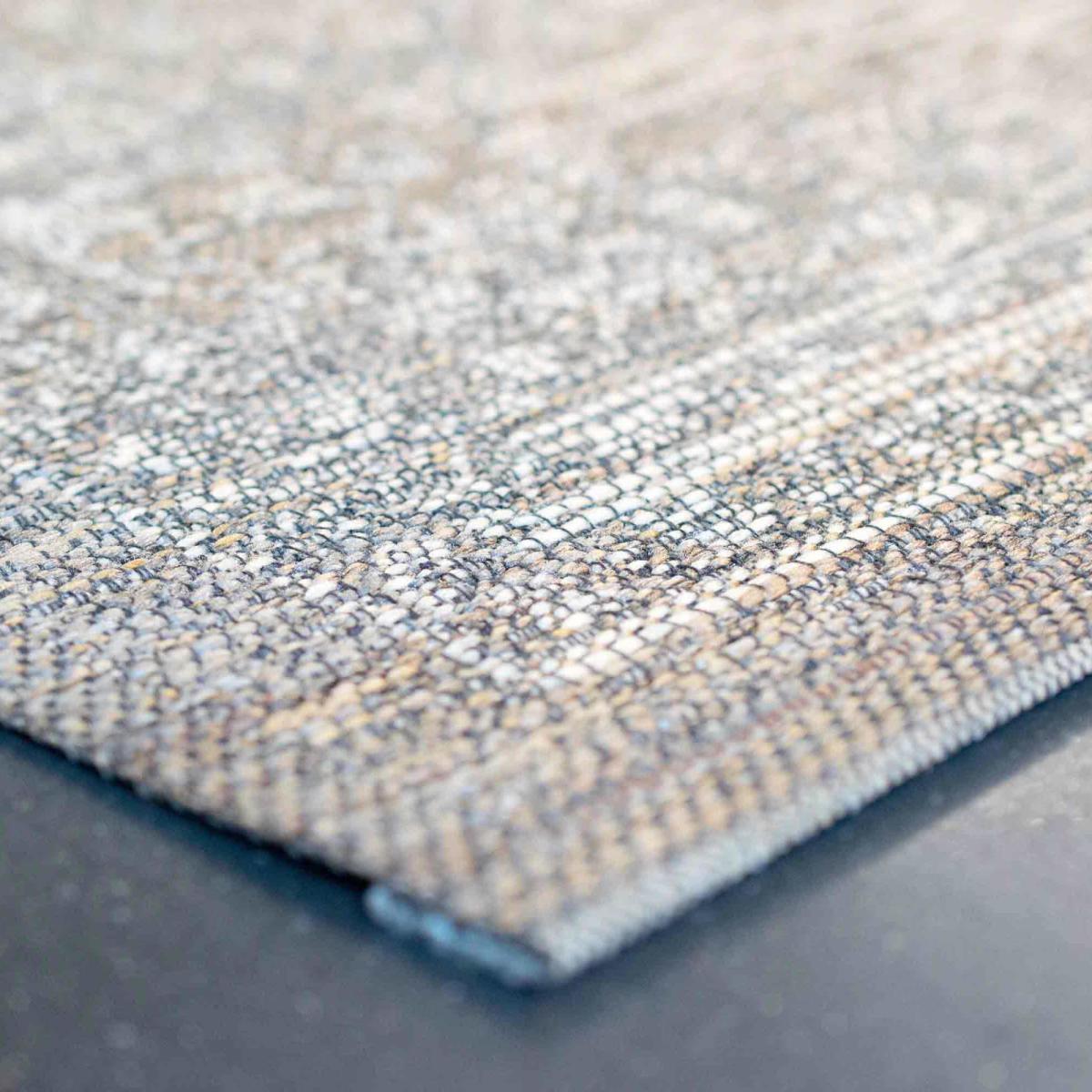 San Rocco 89009 3004 Traditional Indoor Outdoor Rugs in Taupe Brown 160x230cm – image 3