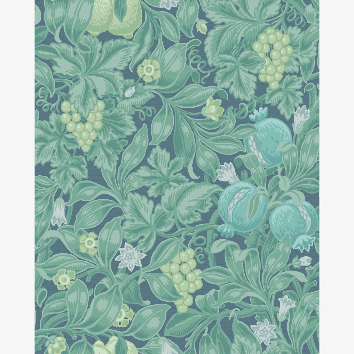 Vines of Pomona Wallpaper 116 2006 by Cole & Son in Teal and ViridianRoll