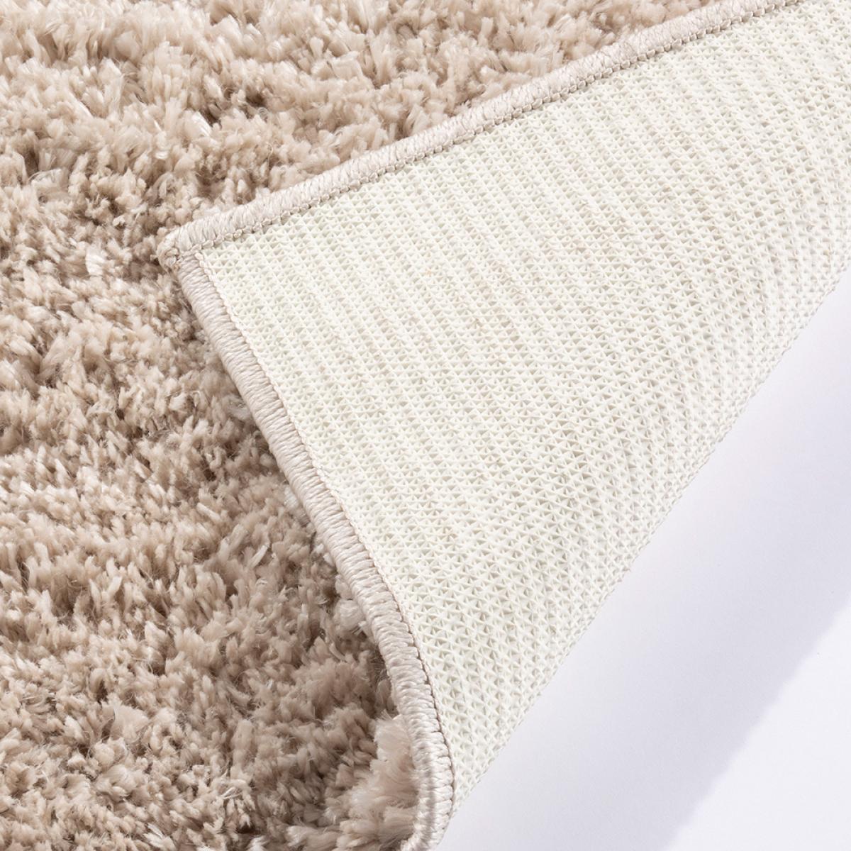 Larissa Washable Plain Shaggy Rug in Stone Grey100x150cm – image 3