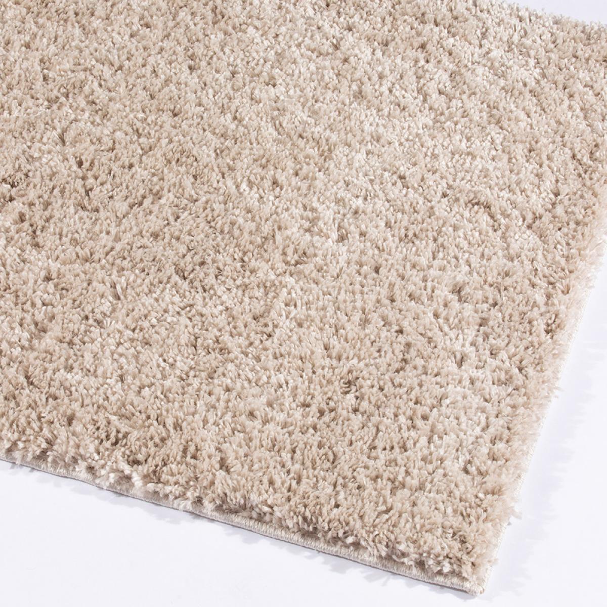 Larissa Washable Plain Shaggy Rug in Stone Grey100x150cm – image 4