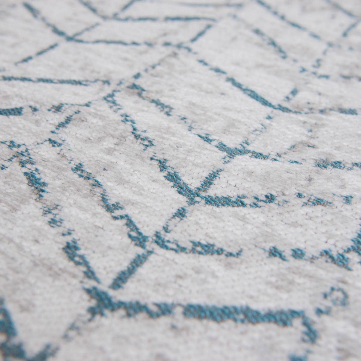 Louis De Poortere Mad Men Jacobs Ladder Rug 8927 in Tribeca Blue 80x150cm – image 4