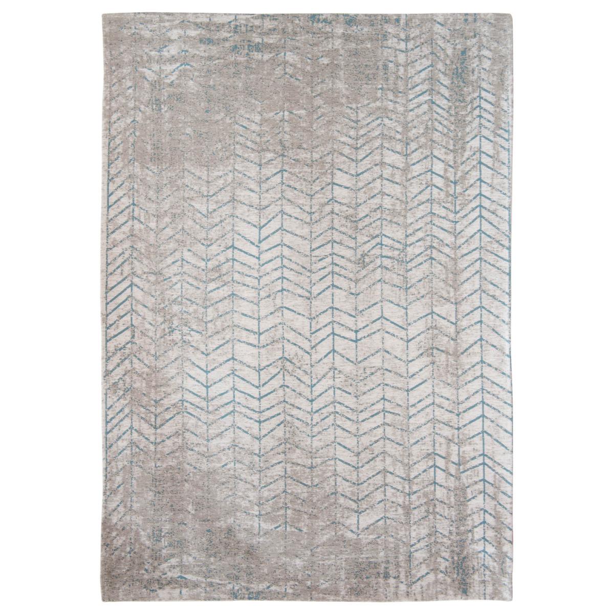 Louis De Poortere Mad Men Jacobs Ladder Rug 8927 in Tribeca Blue 80x150cm – image 5