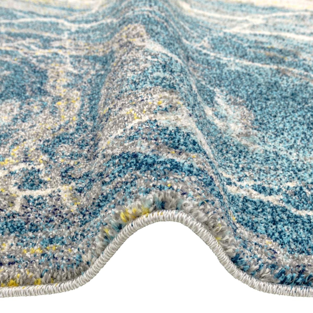 Elssa Abstract Rugs By Concept Loom ELS11 in Ice Blue – image 2