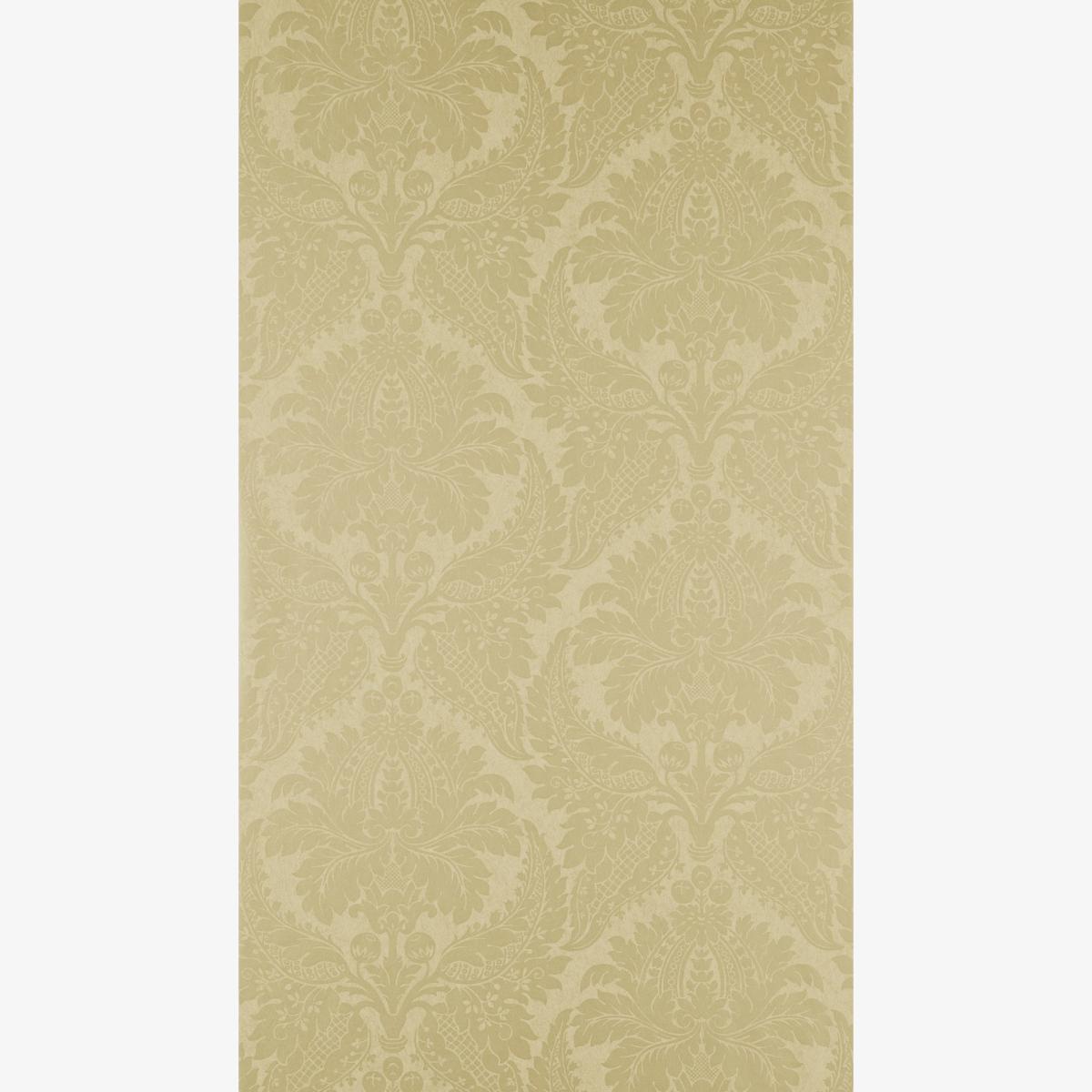 Malmaison Damask Wallpaper 311995 by Zoffany in Champagne Yellow Roll