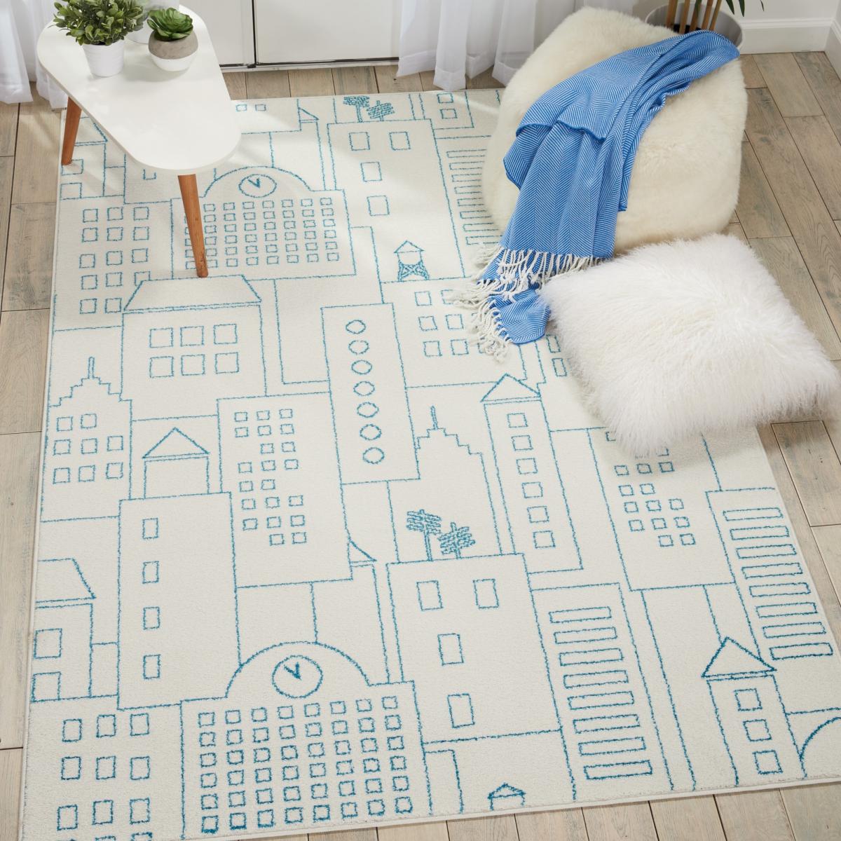 Miles DS202 Rugs in Ivory by Nourison 122x183cm – image 2
