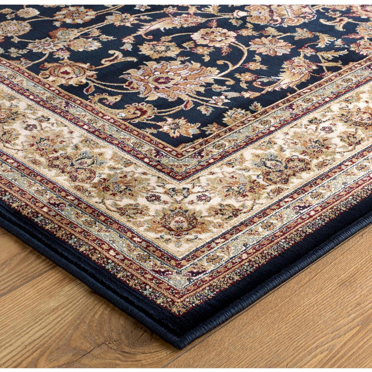 Tabriz Traditional Hallway Runner Rugs in 33 B Blue&nbsp;68x235cm – image 2