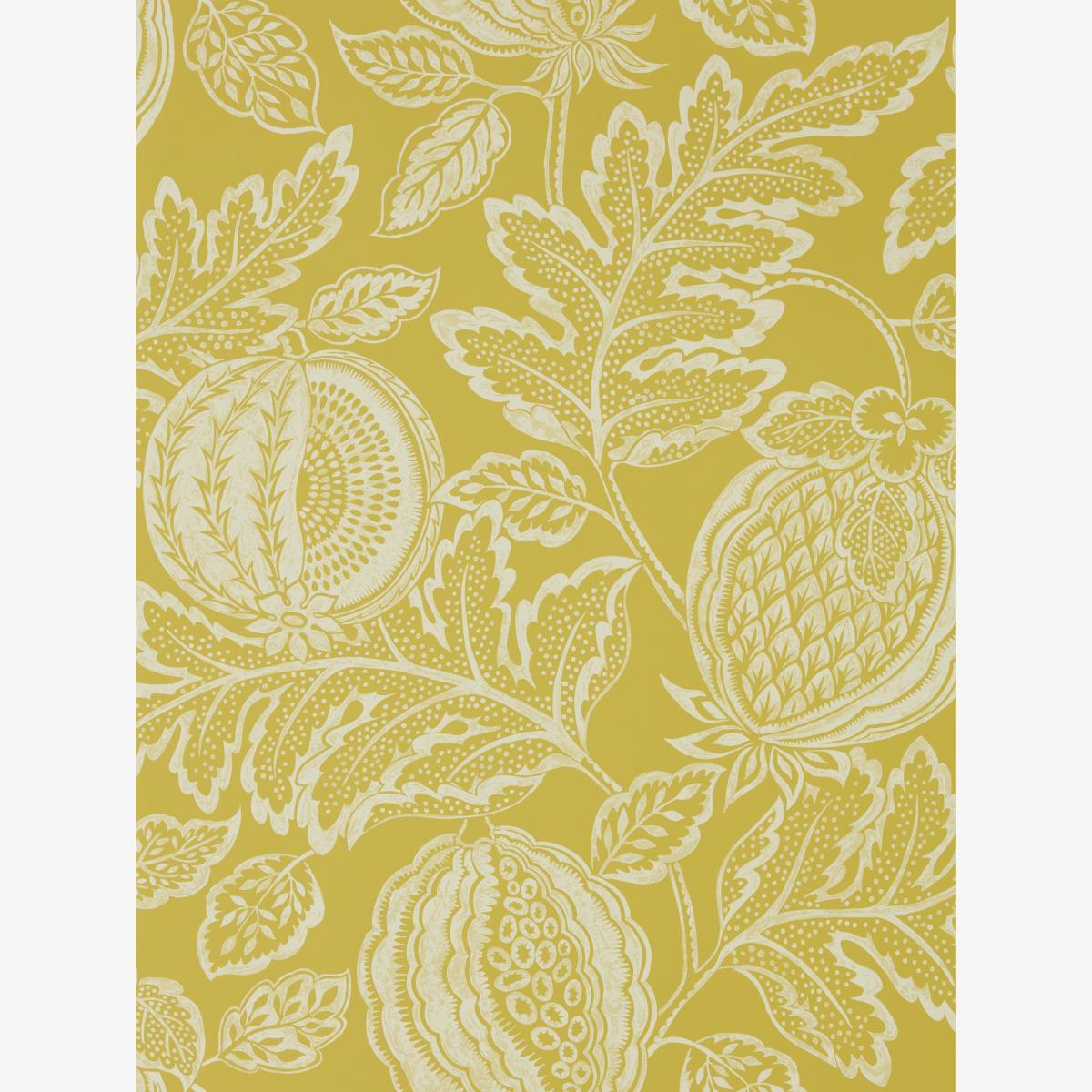 Cantaloupe Wallpaper 216762 by Sanderson in Caraway Yellow Roll
