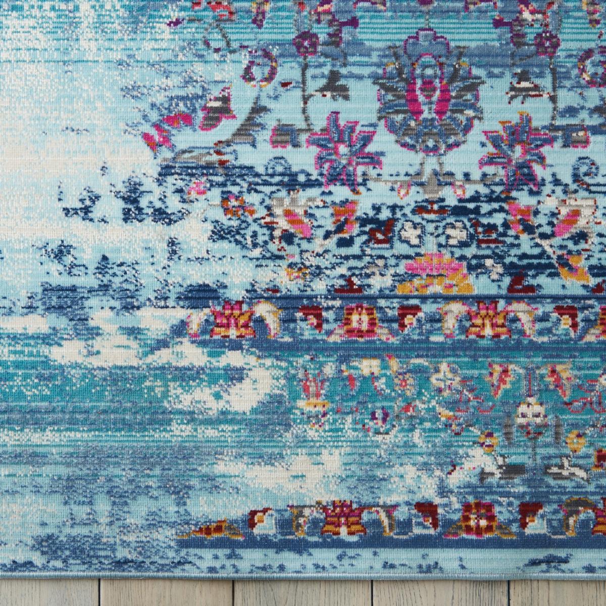 Vintage Kashan Runners VKA02 by Nourison in Blue 61x122cm – image 2