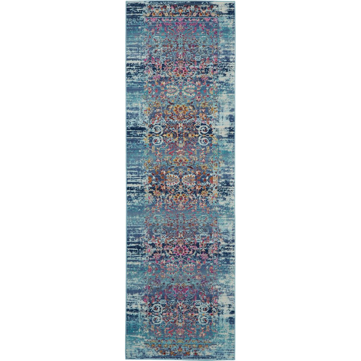 Vintage Kashan Runners VKA02 by Nourison in Blue 61x122cm – image 5