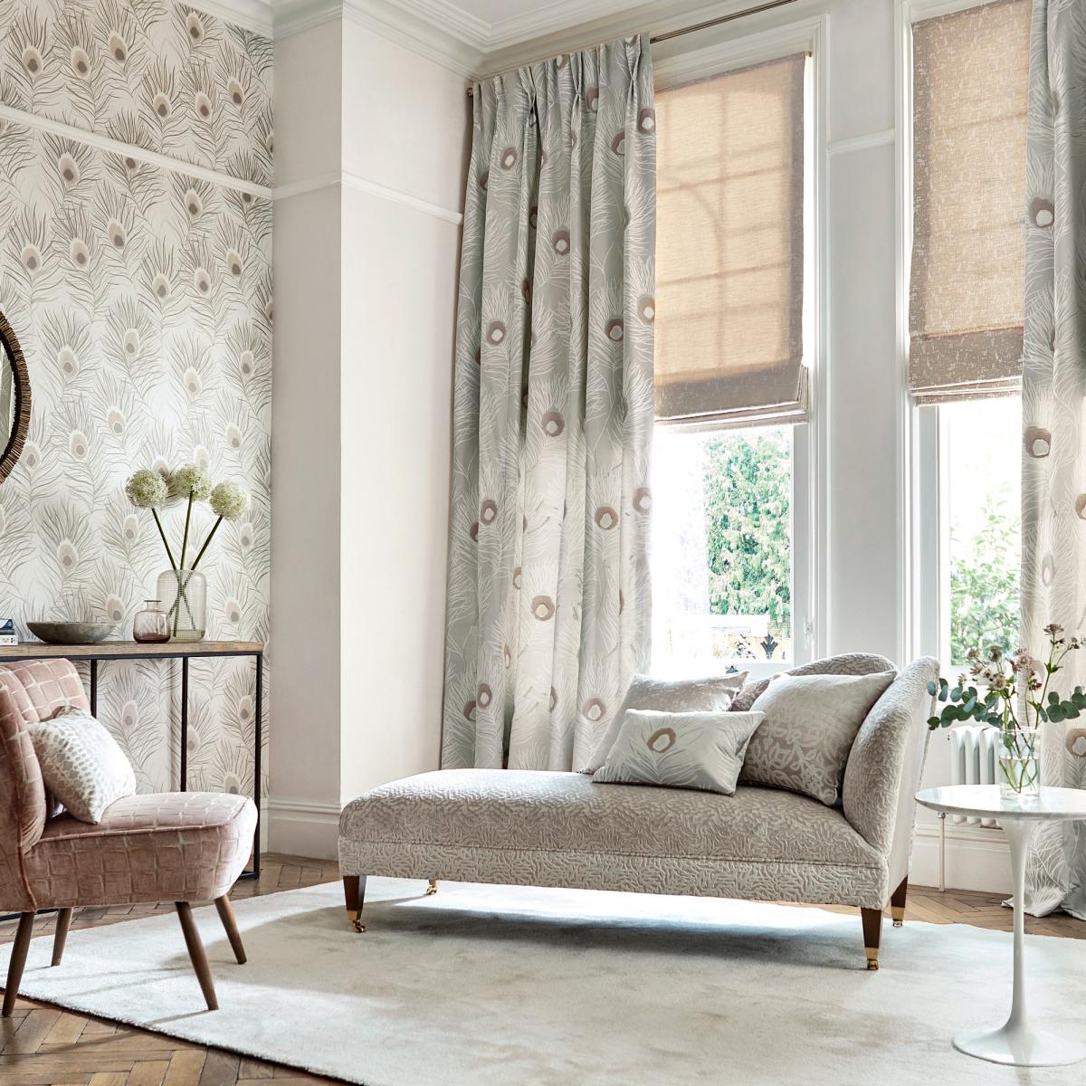 Orlena Wallpaper 111880 by Harlequin in Putty Silver Roll – image 2