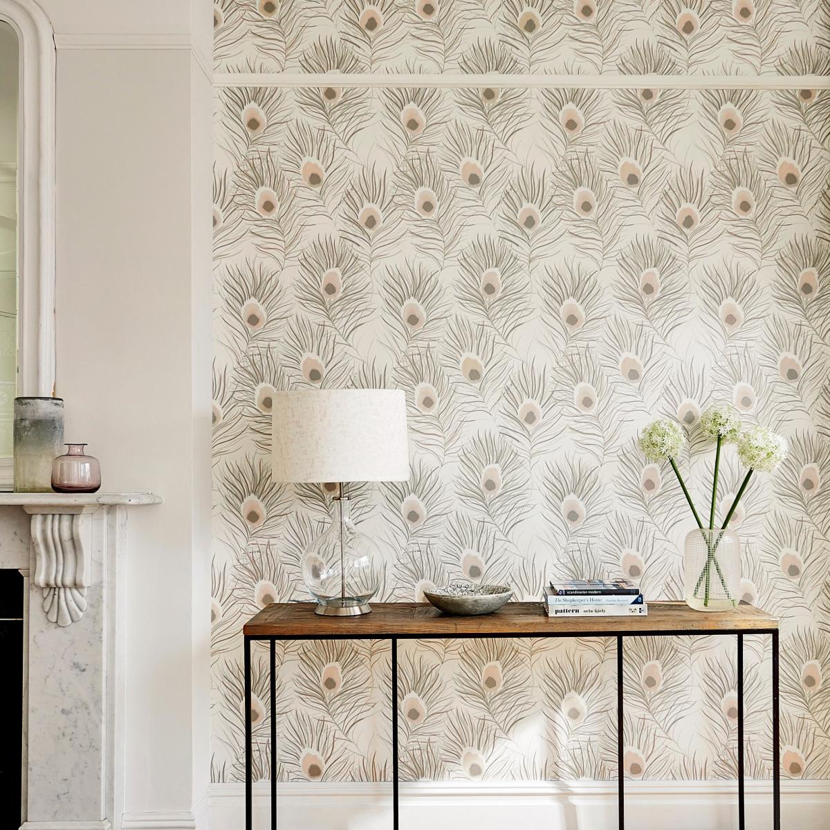 Orlena Wallpaper 111880 by Harlequin in Putty Silver Roll – image 1