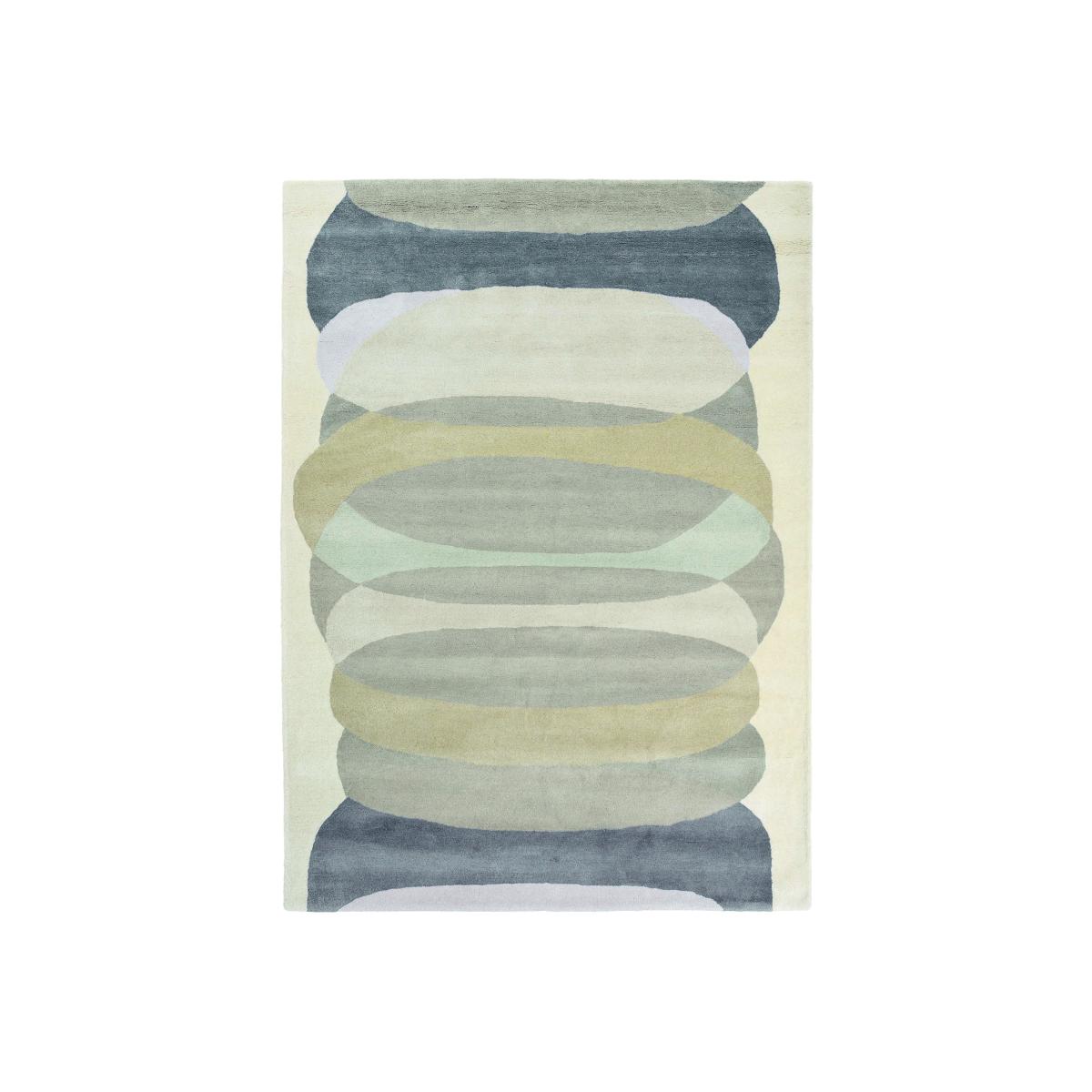 Elliptic Contemporary Wool Rugs 140304 Charcoal Grey by Harlequin – image 1