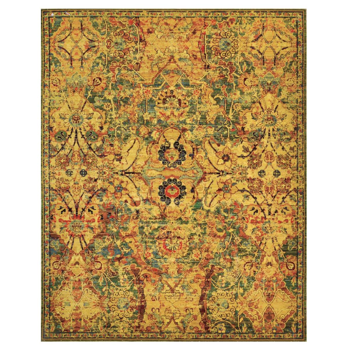 Timeless Traditional Persian Wool Rugs TML02 Polonaise Olive Green 259x351cm – image 4