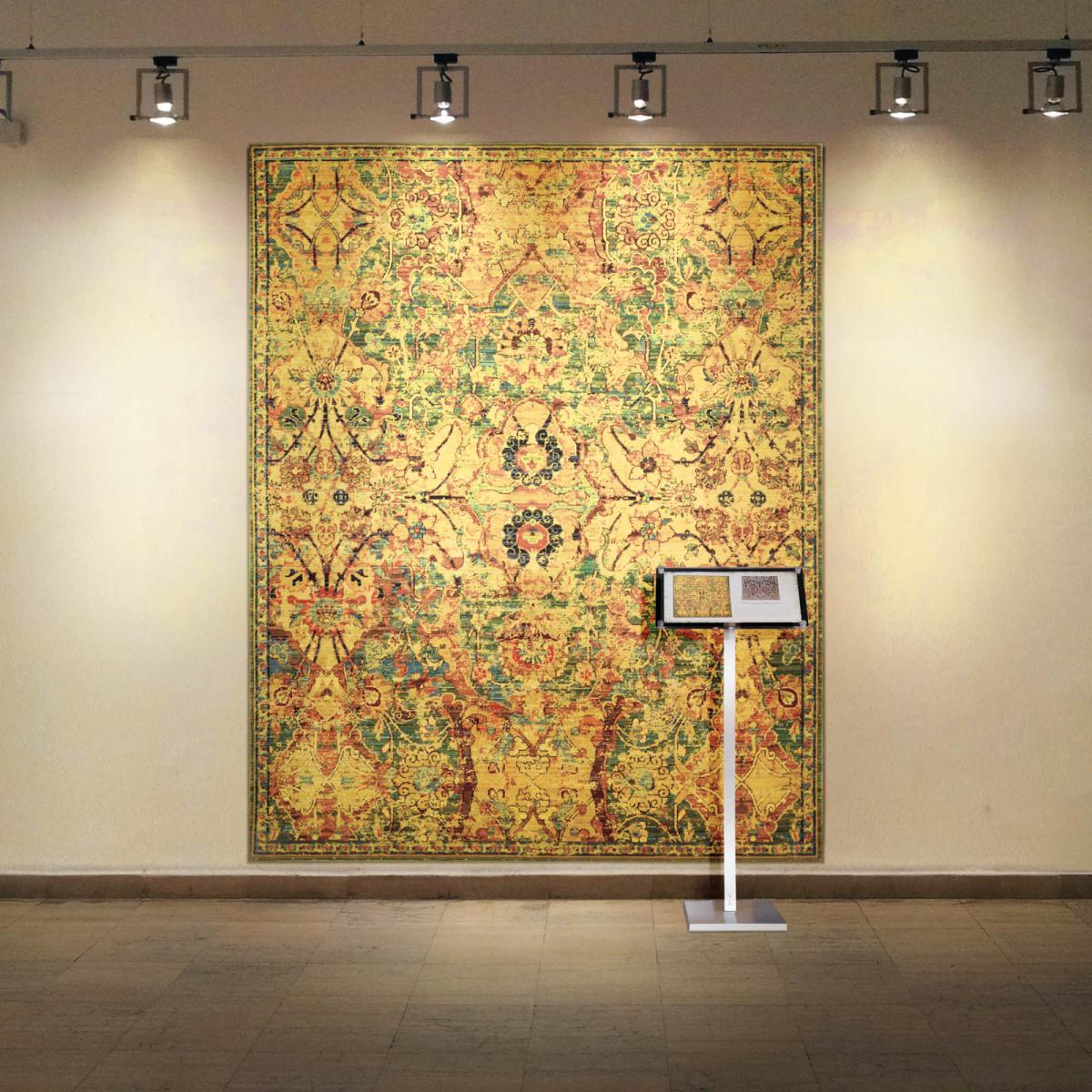 Timeless Traditional Persian Wool Rugs TML02 Polonaise Olive Green 259x351cm – image 1
