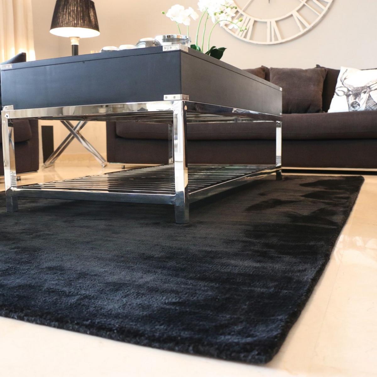 Karma rugs in Jet Black – image 2