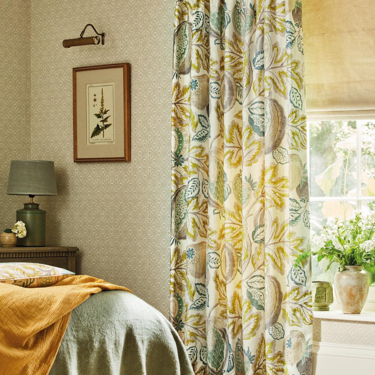 Pinjara Trellis Wallpaper 216784 by Sanderson in Linen Beige&nbsp;Roll – image 2