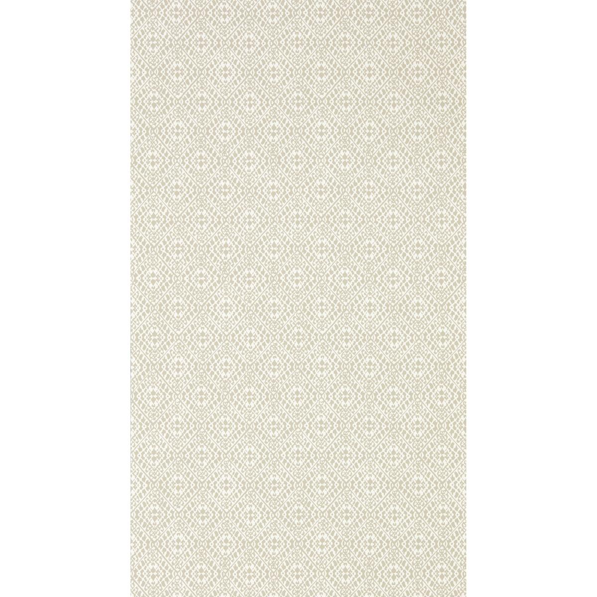 Pinjara Trellis Wallpaper 216784 by Sanderson in Linen Beige&nbsp;Roll – image 4