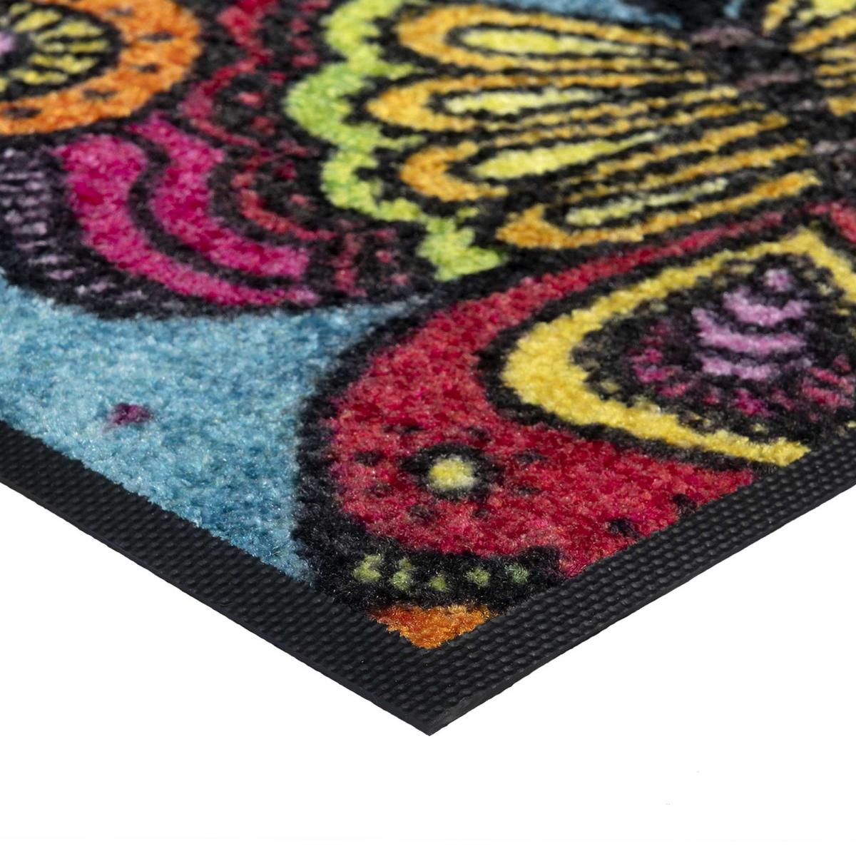 Spread Your Wings Butterfly Washable Floor Mats in Blue Multi40x60cm – image 2