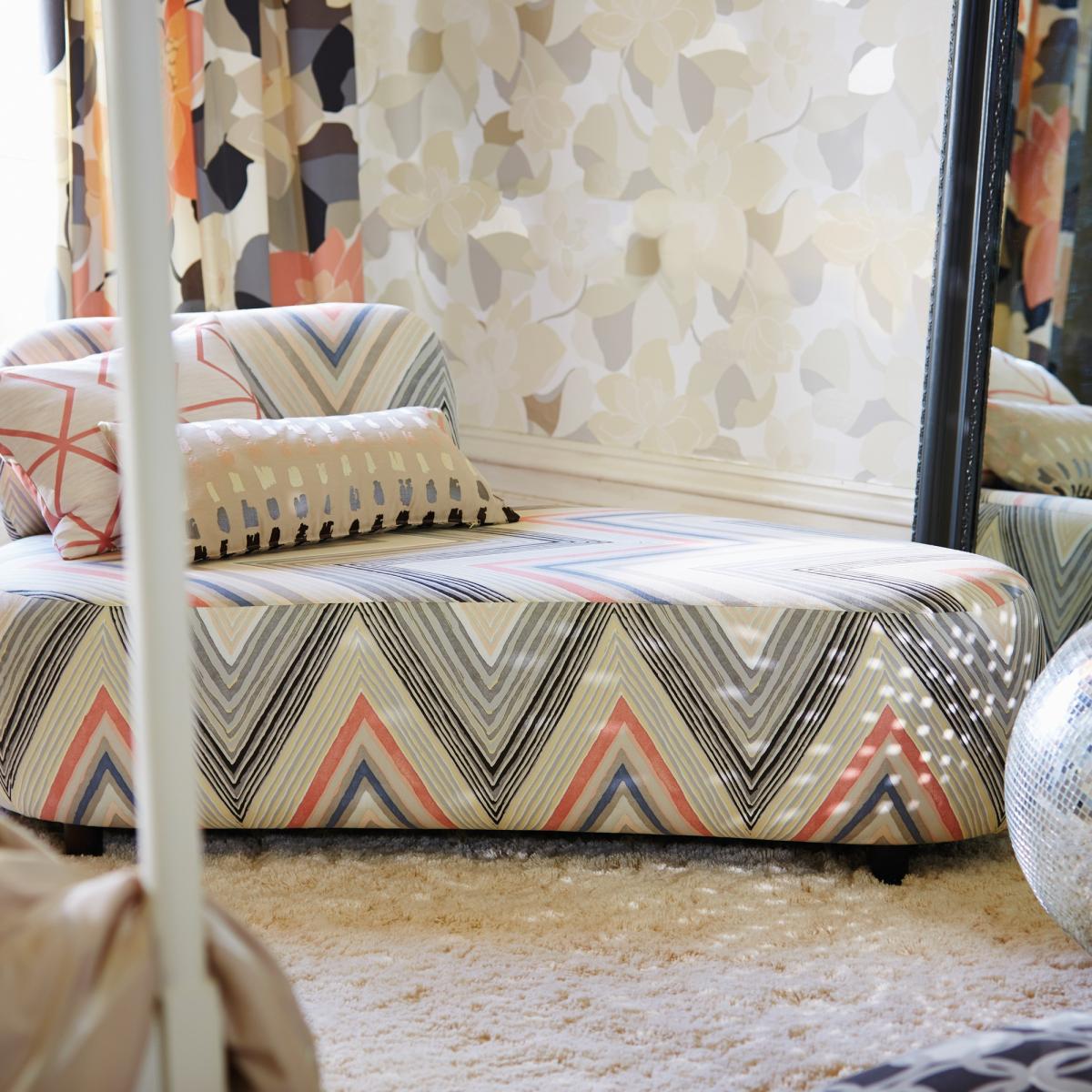 Diva Wallpaper 110859 by Scion in Graphite Linen Beige&nbsp;Roll – image 2
