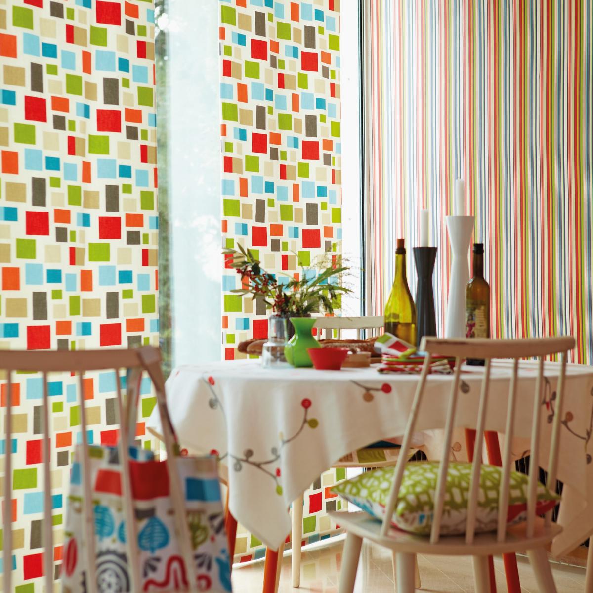 Strata Wallpaper 110223 by Scion in Coral Raspberry Lime Marine Roll – image 2
