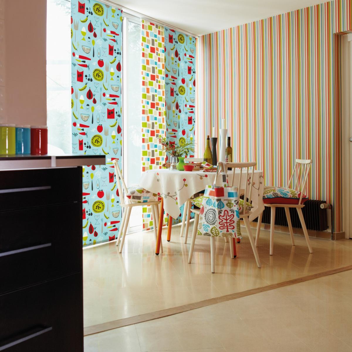 Strata Wallpaper 110223 by Scion in Coral Raspberry Lime Marine Roll – image 1