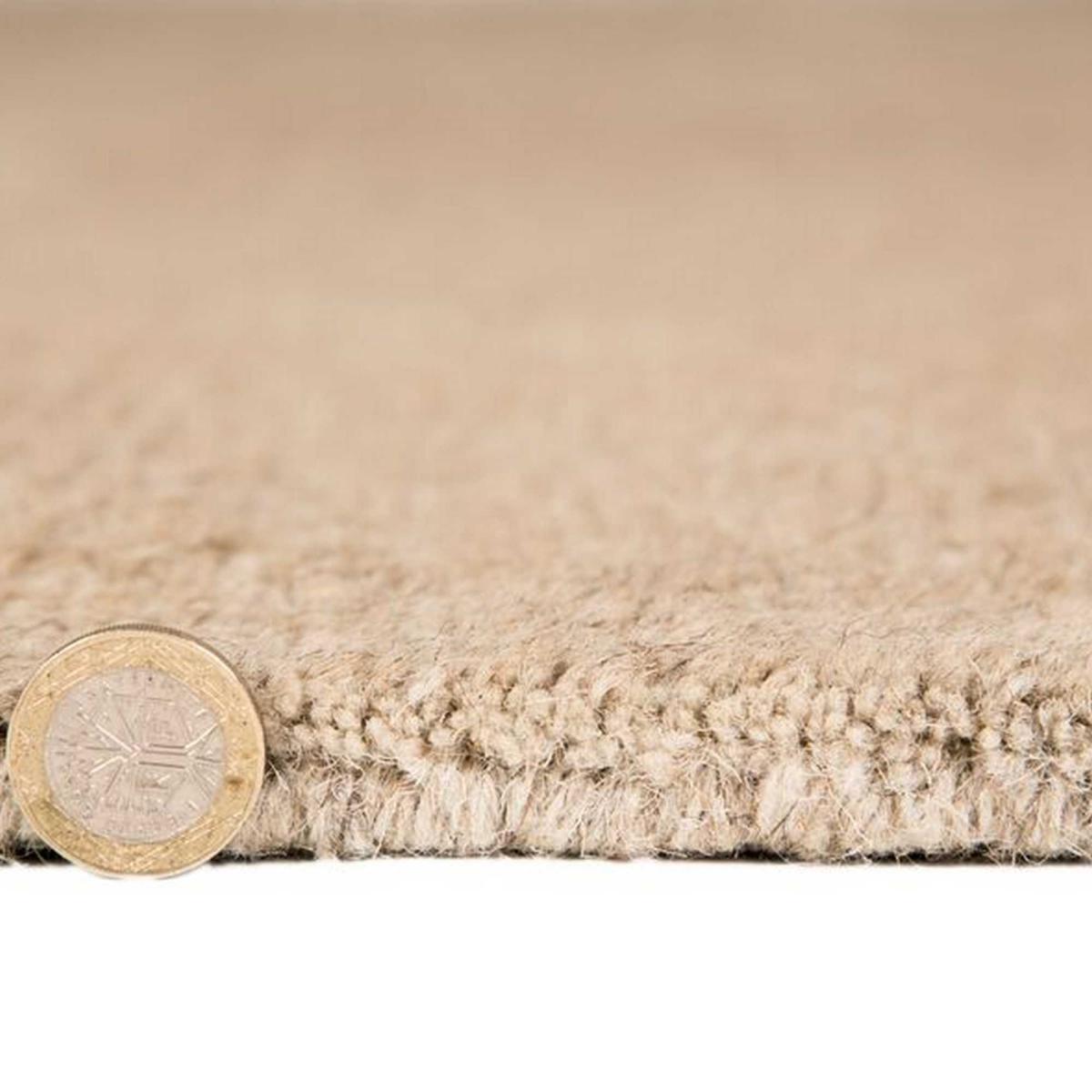 Tuscany Siena Border Plain Wool Rugs in Natural Beige 80x150cm – image 3