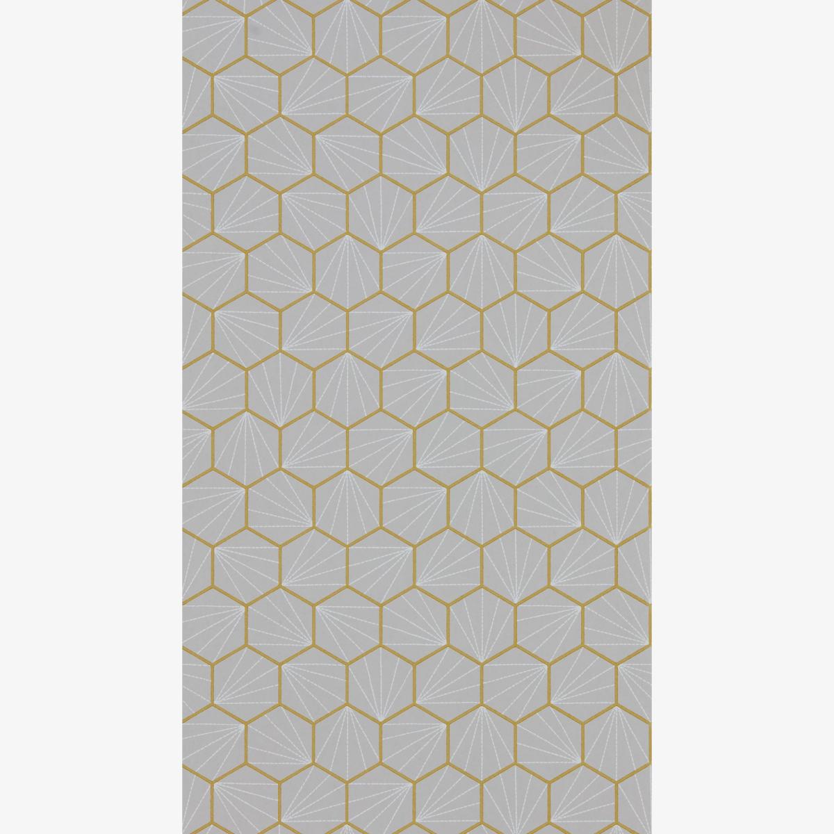 Aikyo Geometric Wallpaper 111922 by Scion in Hemp Brown Roll