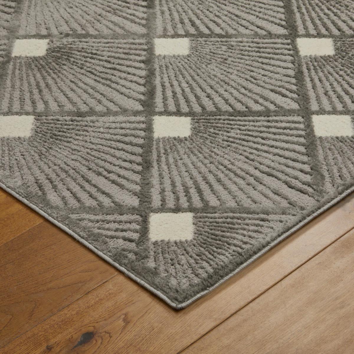Manhattan 1336 Y Rugs in Geometric Art Deco Grey 160x230cm – image 3