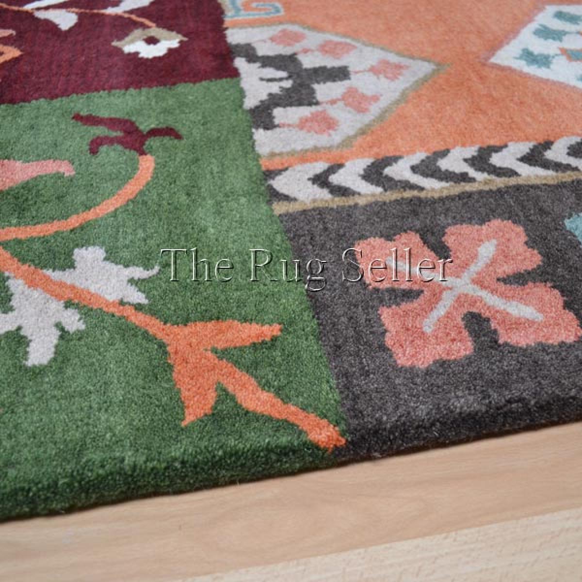 Patchwork PW02 Multi Wool Rugs 120x180cm – image 3