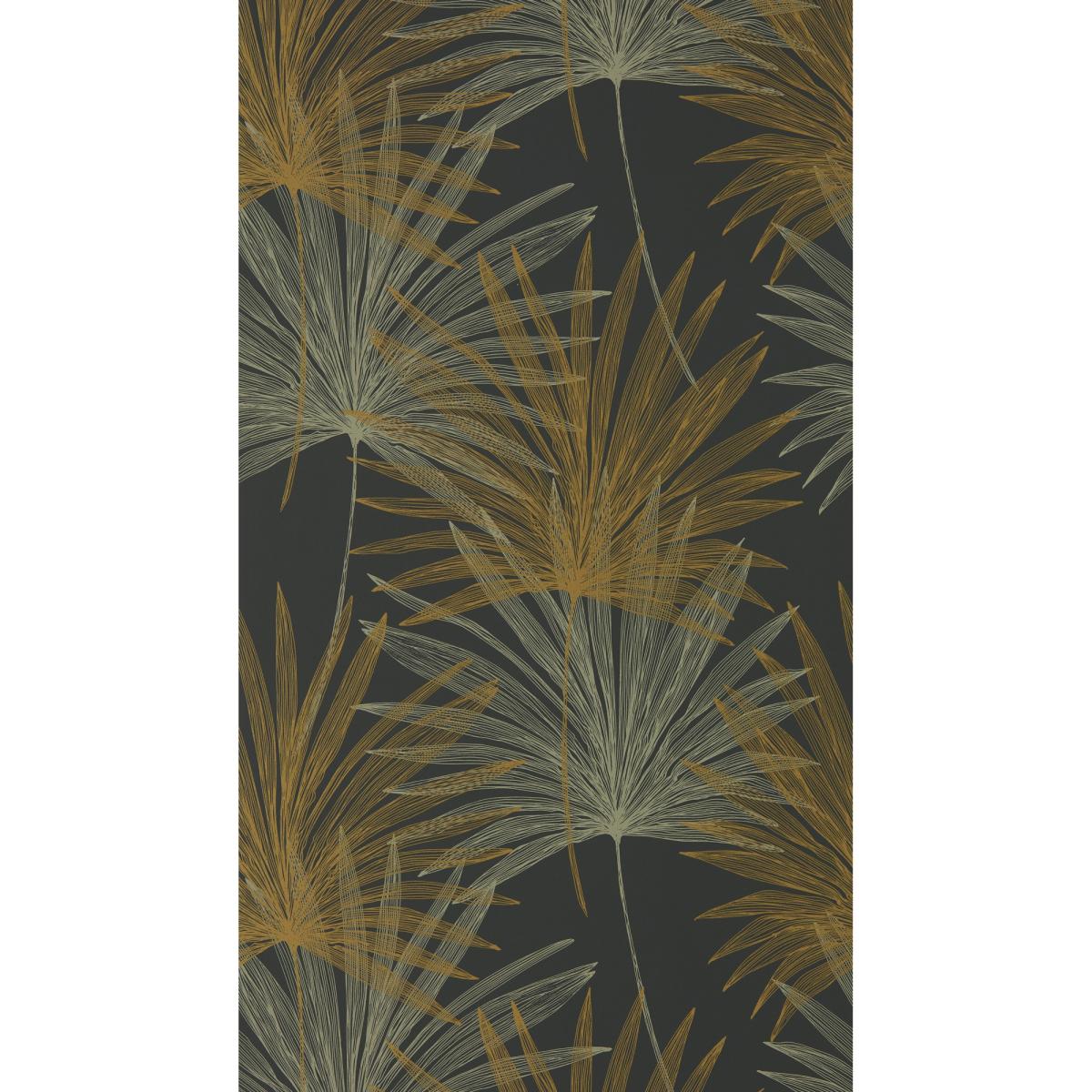 Mitende Wallpaper 112227 by Harlequin in Jet Gold Yellow Roll